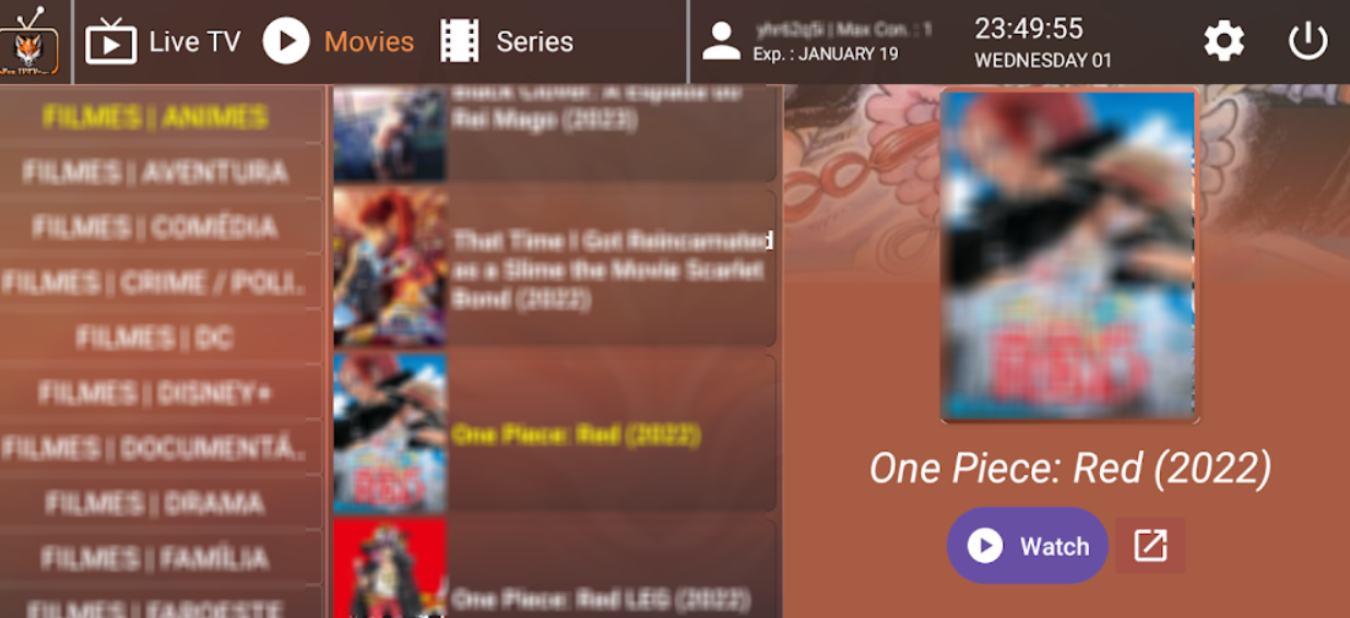 IPTV Fox Movies Library - 4K Movies Collection